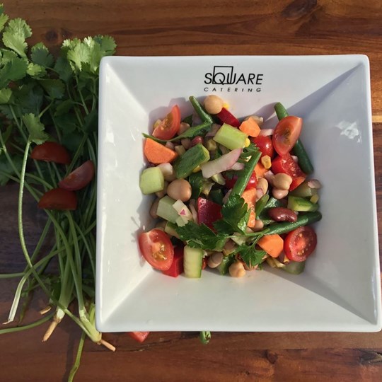 Mix Beans & Cherry Tomato Salad GF & Vegan