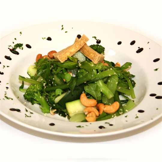 Asian Green and Tofu Salad GF & Vegan