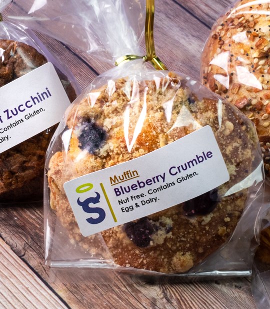 Blueberry-Streusel Muffins (Individually Wrapped)
