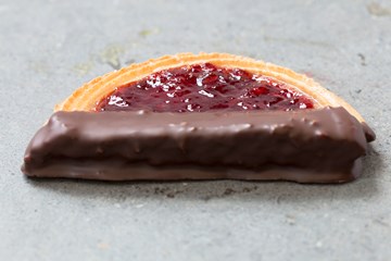 Raspberry Almond Cookie - Half Moons