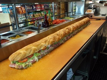 Six-Foot-Long Stadium Sandwich