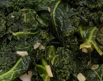 Braised Winter Kale