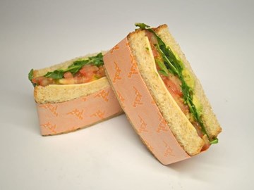 Back 2 basics sandwiches: Hommus, Avocado, Tomato & Swiss Cheese