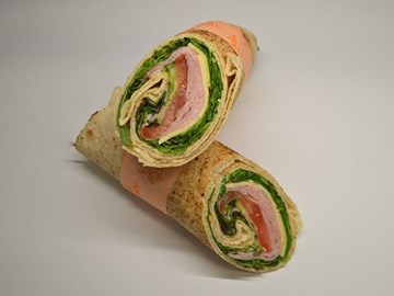 Lighter Choice Wraps; Ham, Cheese and salad