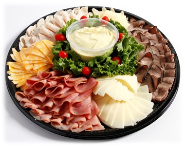 Premium Meat Tray & Cheese