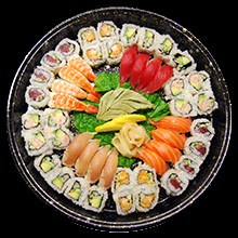 Super Deluxe Marina Sushi & Sashimi Platter- 72 Pieces