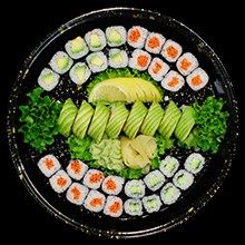 Green Harvest Platter (Sushi)- 32 Pieces