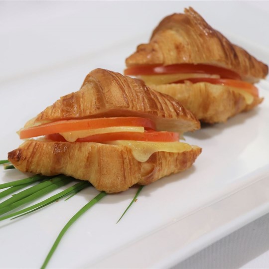Savoury Croissant  - cheese and tomato (VEG) (GF available)