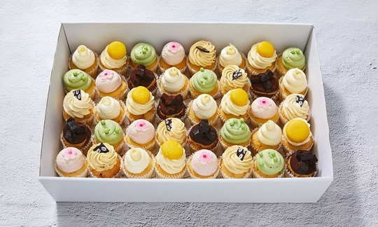 Mini cupcake selection