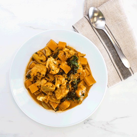 Vegan Squash & Cauliflower Curry