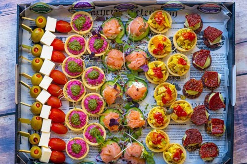 DIETARY CANAPE PLATTER