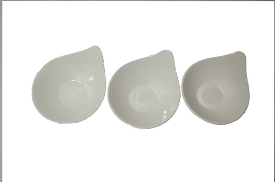 Coupe/ finger food bowl 130mm wide x 45mm deep white