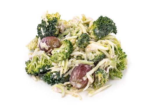 Gorgonzola and Red Grape Broccoli Salad