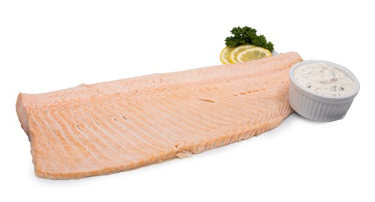 Poached Salmon with Tzatziki