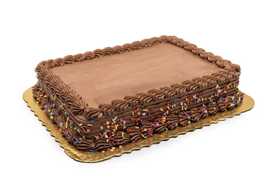 ¼ Chocolate Sheet  Cake