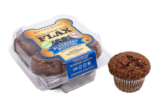 Flax 4 Life 4 Pack Blueberry Muffins