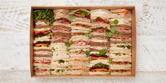 Platter - Sandwiches anyone? (36 pieces) - Executive points with assorted fillings (Sunday)