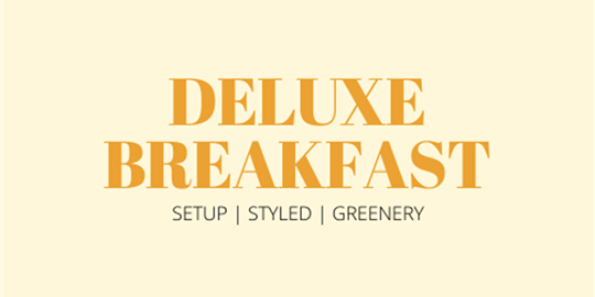 Deluxe Breakfast Grazing Table