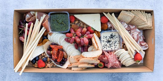 Large Cheese + Charcuterie Box