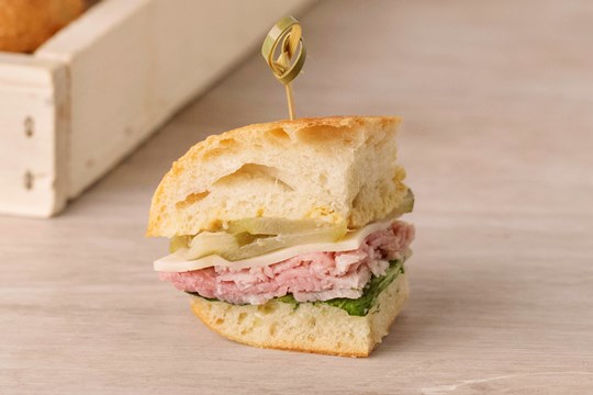 Ham & Provolone Finger Sandwiches