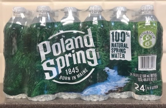 Poland Springs Water 24/Pack 16.9 oz