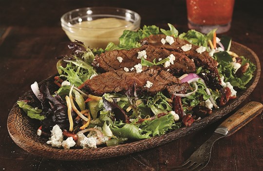 Grilled Steak Tip Chopped Salad