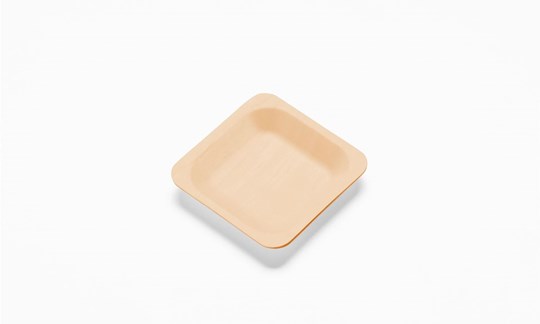 Bamboo plate - small square
