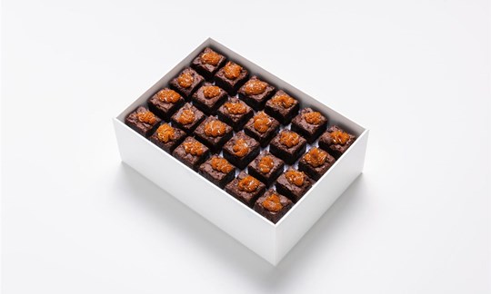 Mini chocolate brownies (GF)