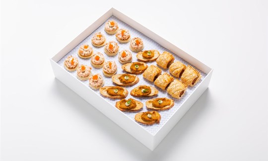 Selection of canapes