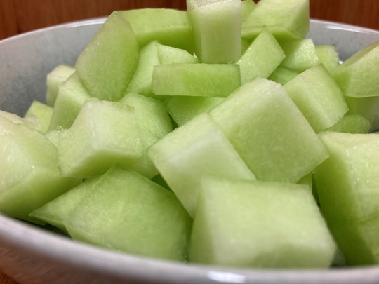 Melon - Honeydew Diced 2.5kg tray