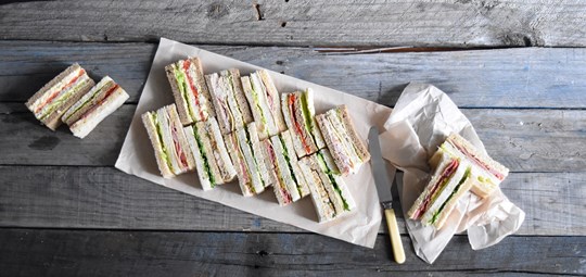 Vegan Club Sandwiches