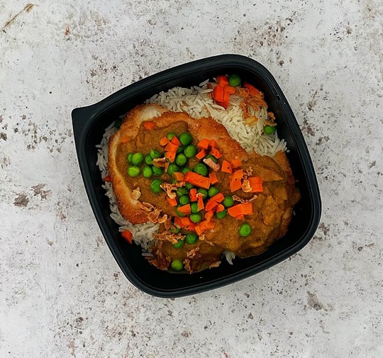 Chicken Katsu curry and rice