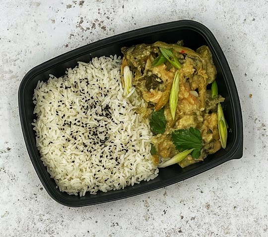 Thai Green Chicken Curry with Basmati Rice