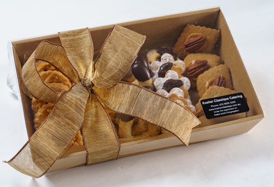 Biscuit Gift Trays - ribbon - Small (25 pieces)