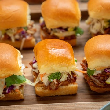 Two Hearted Ale Pulled Chicken Sliders