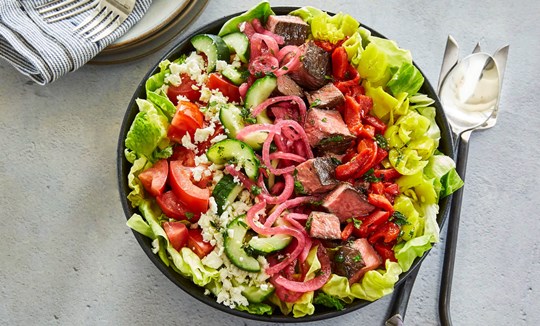 Entree Steak Chopped Salad