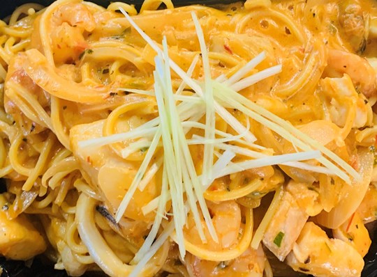 Seafood marinara pasta