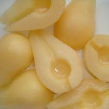 Canned pears (i.e. chunks, slices, halves, etc.)