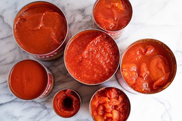 Canned tomatoes (i.e. diced, stewed, etc.)