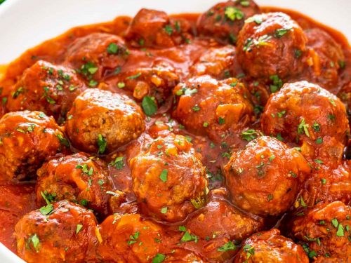 Mini Italian Sausage Meatballs