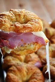 Large Ham & Cheese Croissants - 5 Pack
