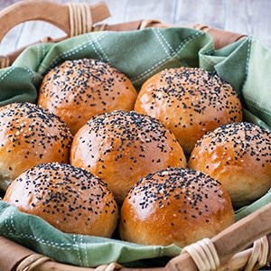 Garlic Bread Brioche BIG Buns - EACH